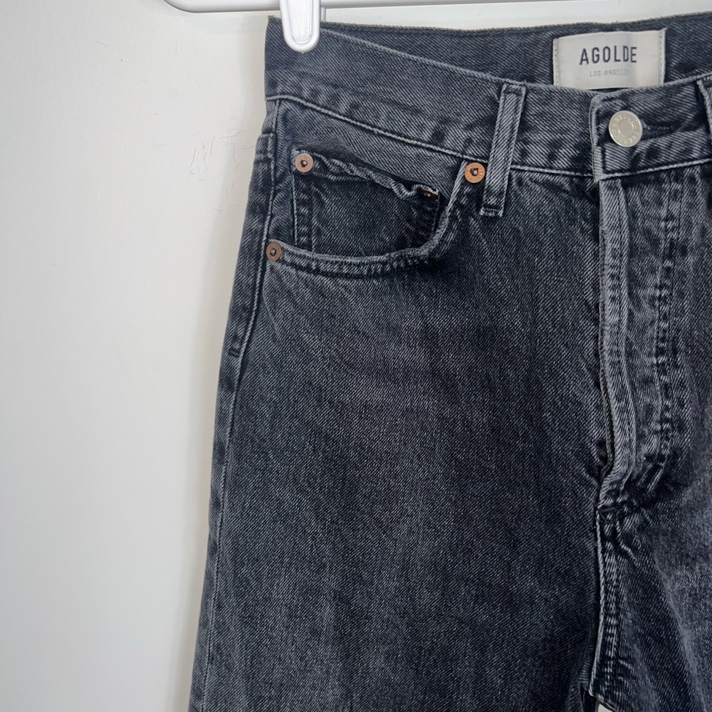 AGOLDE BLACK 90S jeans size 23 - Picture 3 of 15